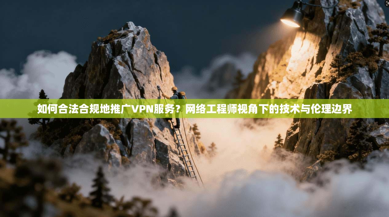 如何合法合规地推广VPN服务？网络工程师视角下的技术与伦理边界