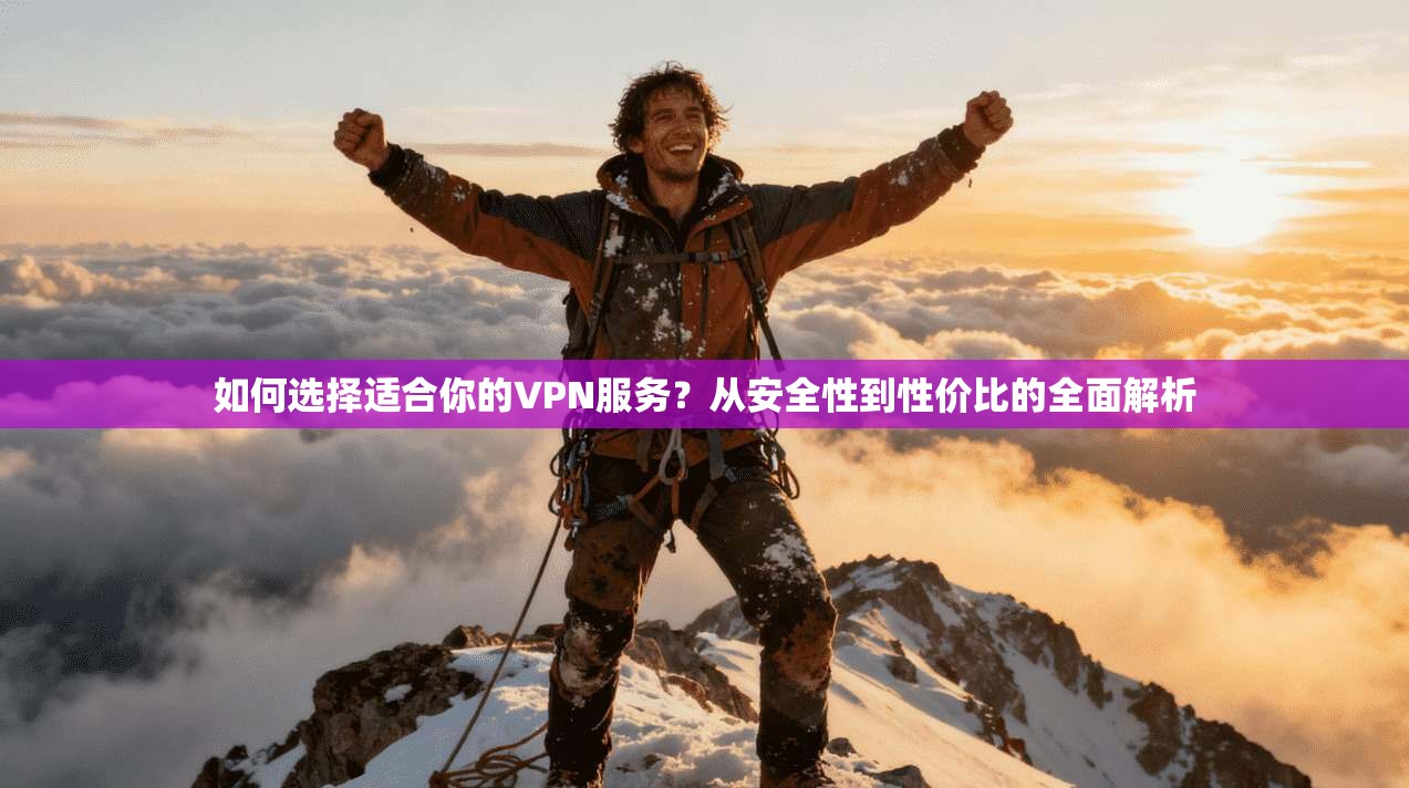 如何选择适合你的VPN服务?从安全性到性价比的全面解析