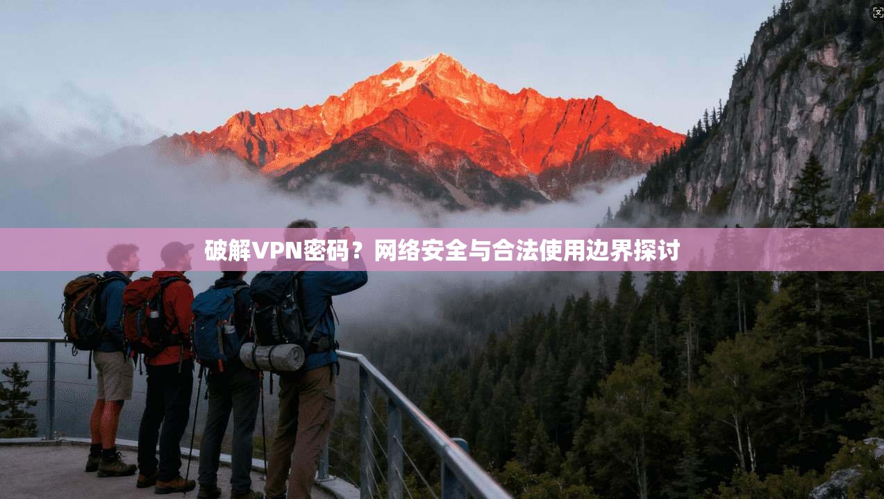 破解VPN密码？网络安全与合法使用边界探讨