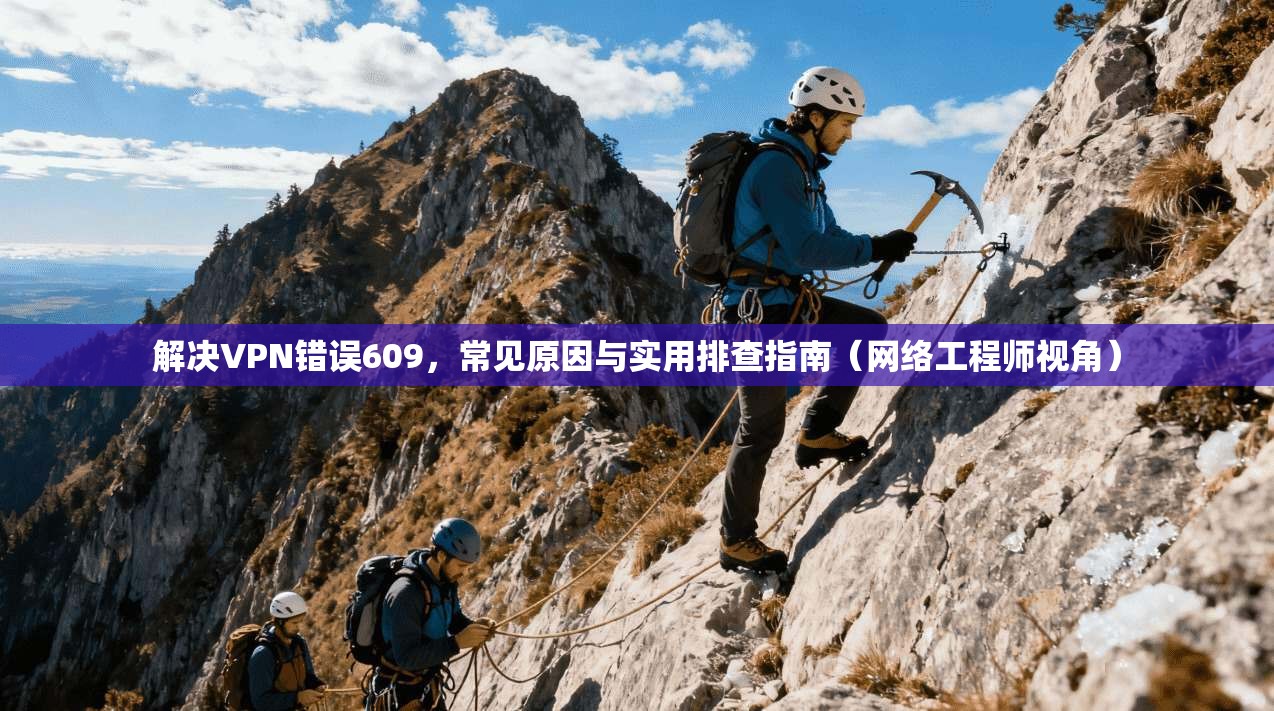 解决VPN错误609,常见原因与实用排查指南(网络工程师视角)