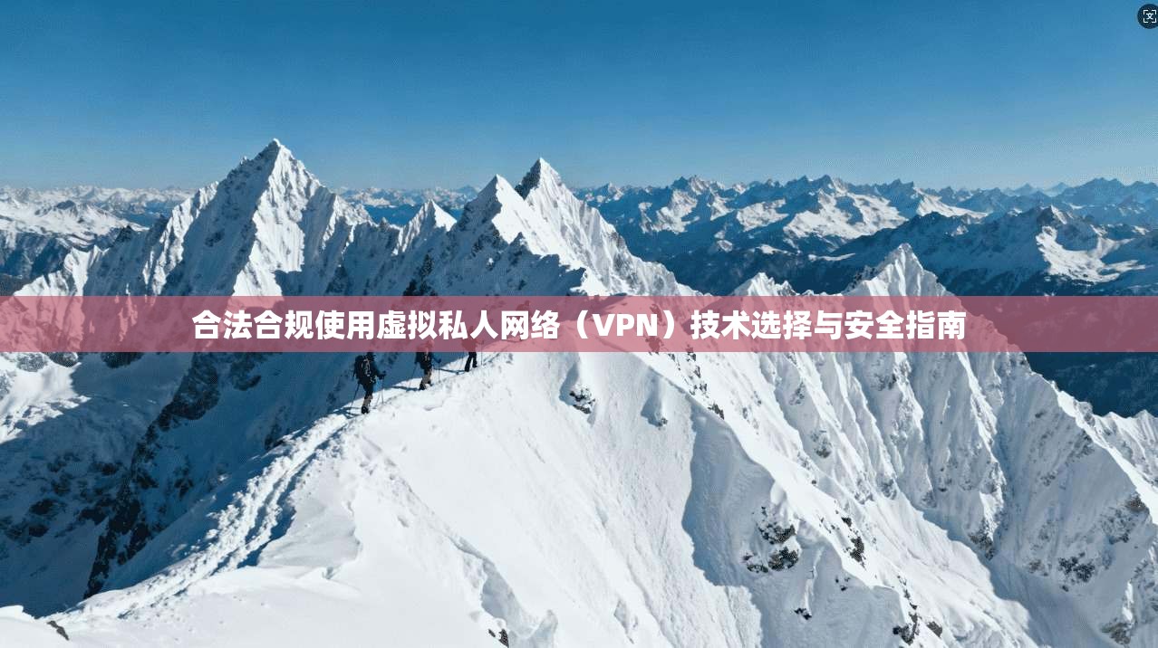 合法合规使用虚拟私人网络（VPN）技术选择与安全指南