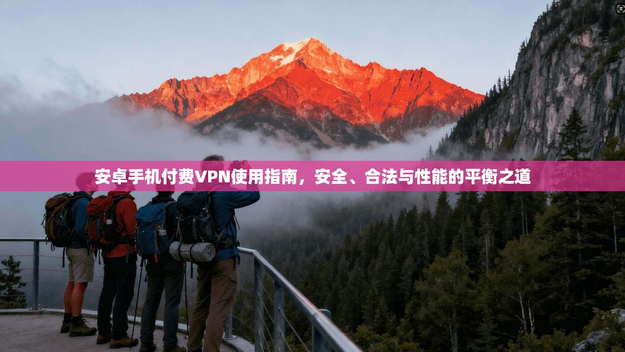 安卓手机付费VPN使用指南，安全、合法与性能的平衡之道