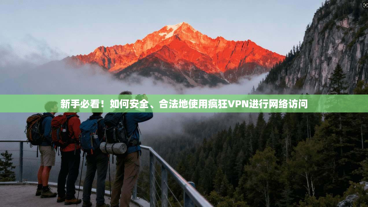 新手必看！如何安全、合法地使用疯狂VPN进行网络访问