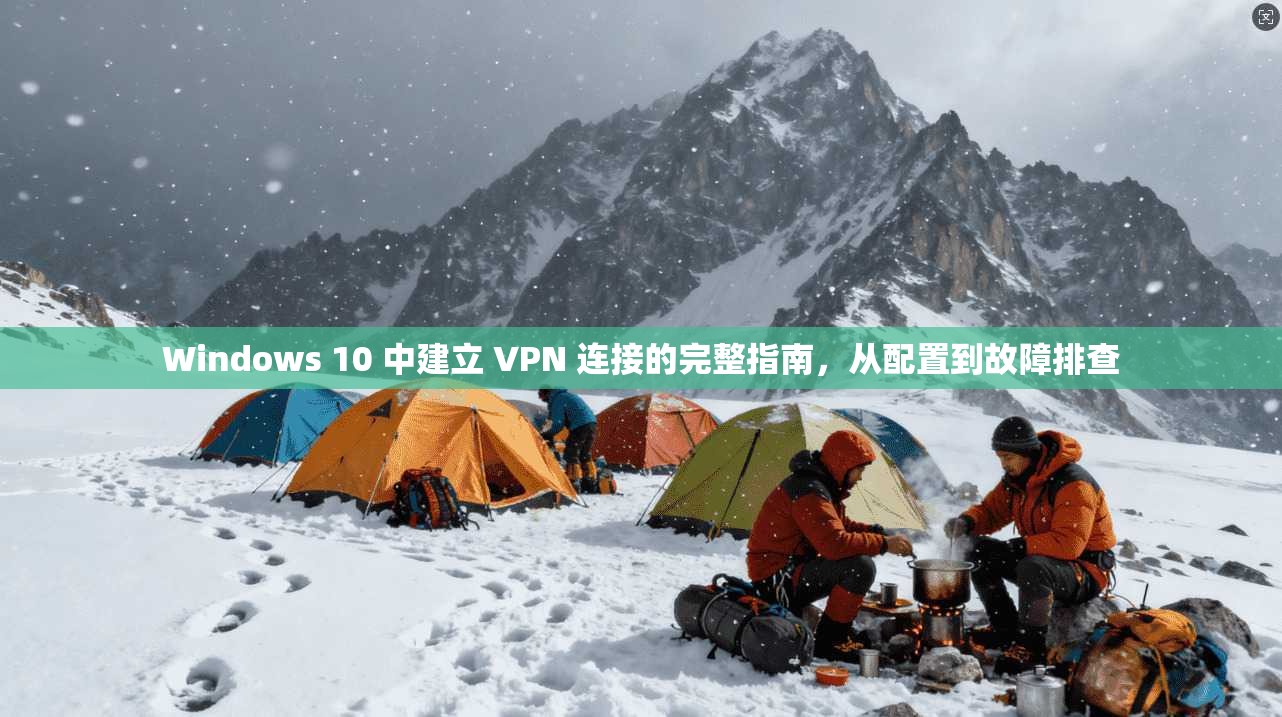 Windows 10 中建立 VPN 连接的完整指南，从配置到故障排查