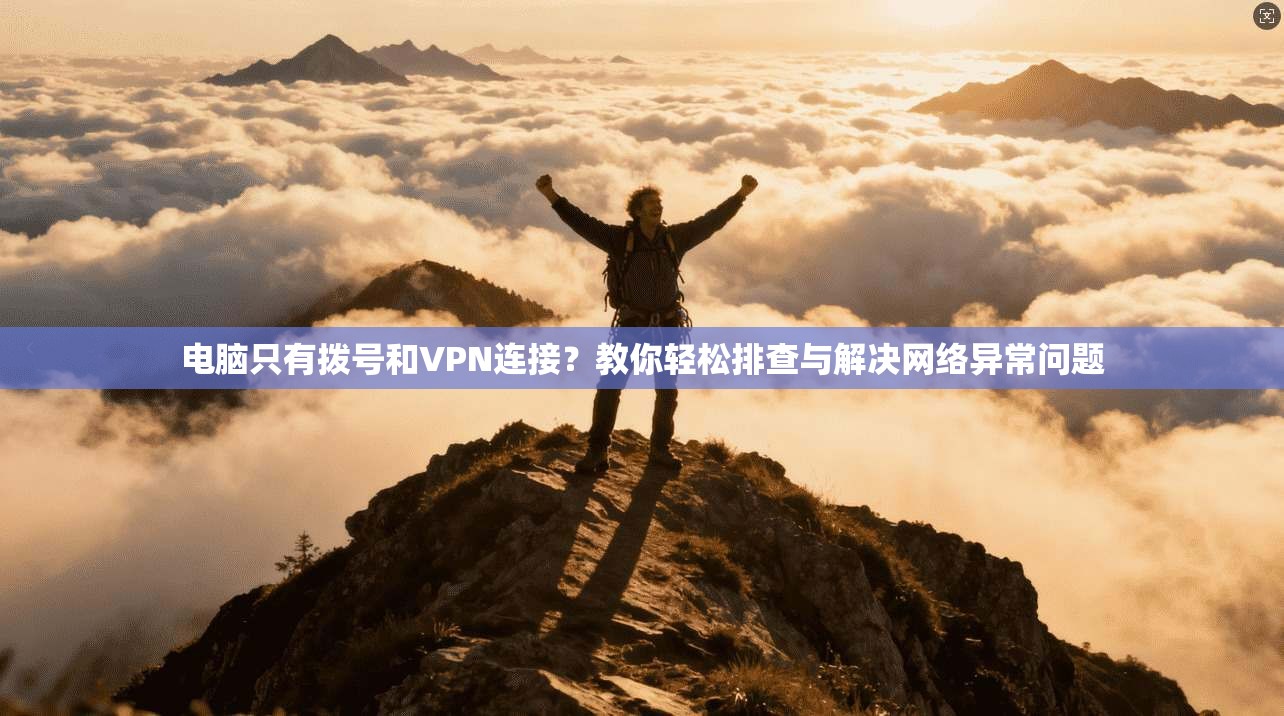 电脑只有拨号和VPN连接？教你轻松排查与解决网络异常问题