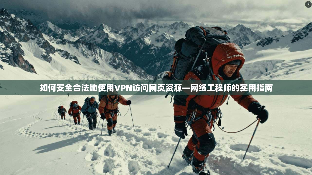 如何安全合法地使用VPN访问网页资源—网络工程师的实用指南