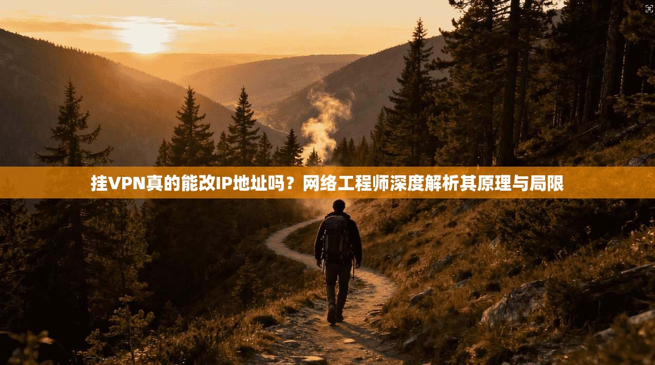 挂VPN真的能改IP地址吗?网络工程师深度解析其原理与局限