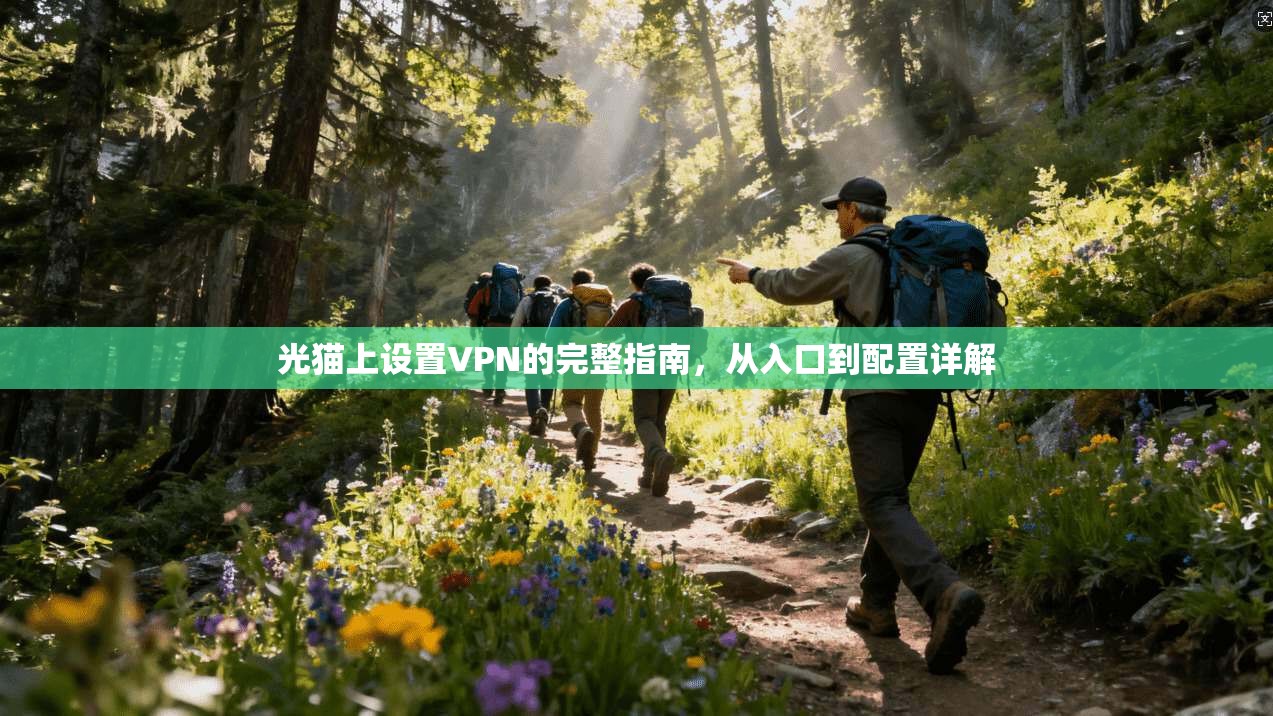 光猫上设置VPN的完整指南，从入口到配置详解