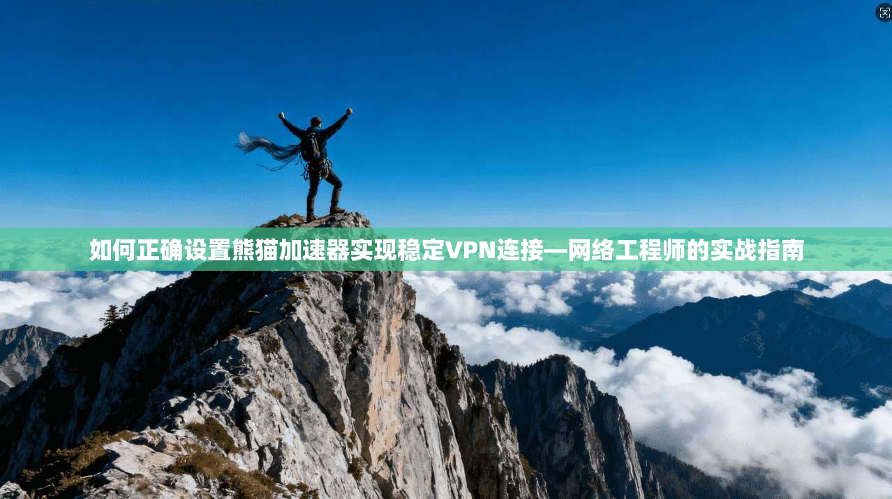 如何正确设置熊猫加速器实现稳定VPN连接—网络工程师的实战指南