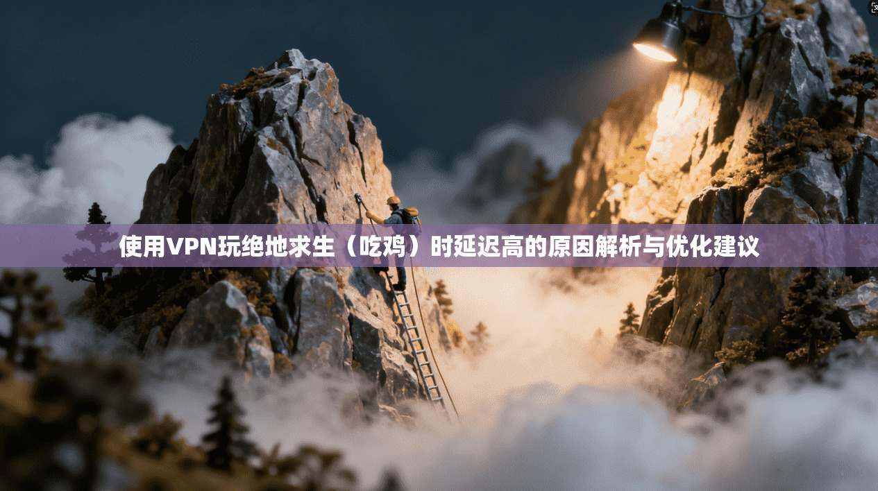 使用VPN玩绝地求生(吃鸡)时延迟高的原因解析与优化建议