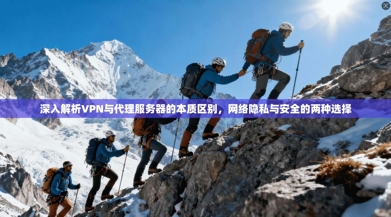 深入解析VPN与代理服务器的本质区别，网络隐私与安全的两种选择