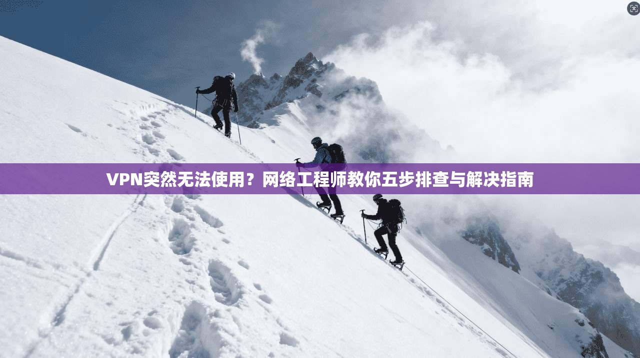 VPN突然无法使用？网络工程师教你五步排查与解决指南