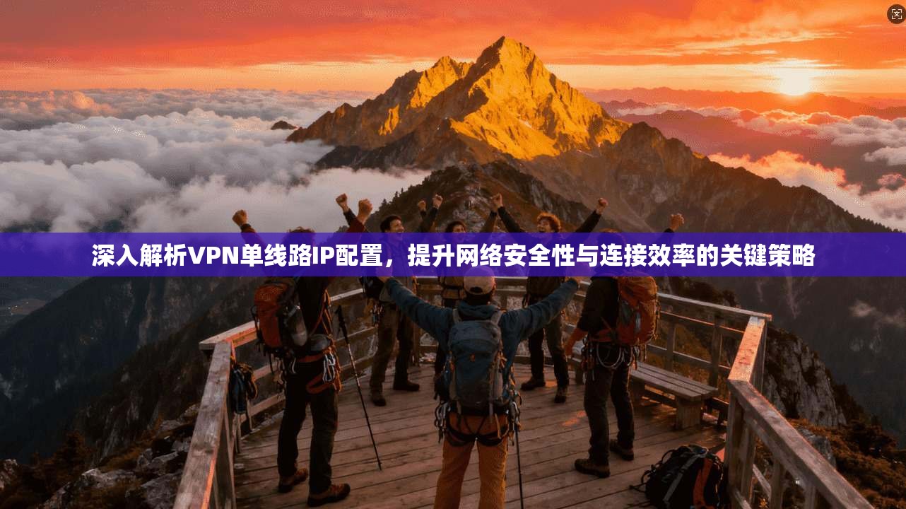 深入解析VPN单线路IP配置，提升网络安全性与连接效率的关键策略