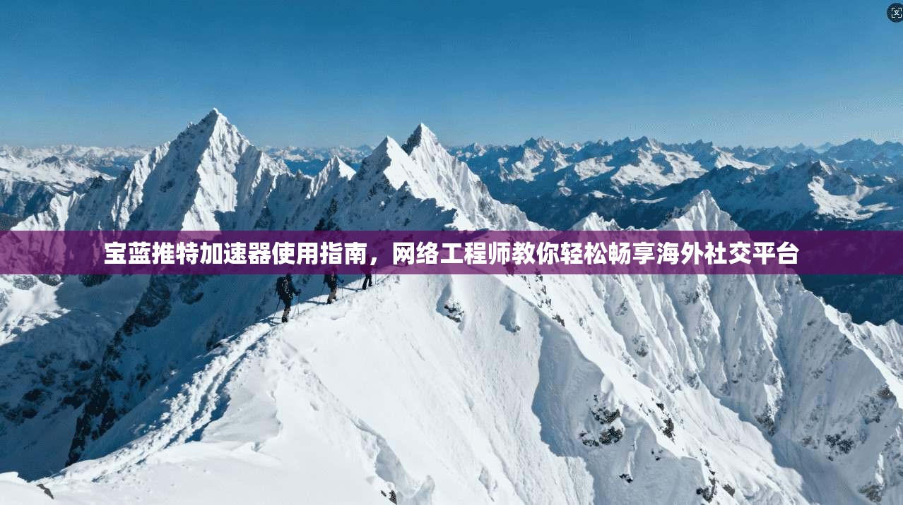 宝蓝推特加速器使用指南，网络工程师教你轻松畅享海外社交平台