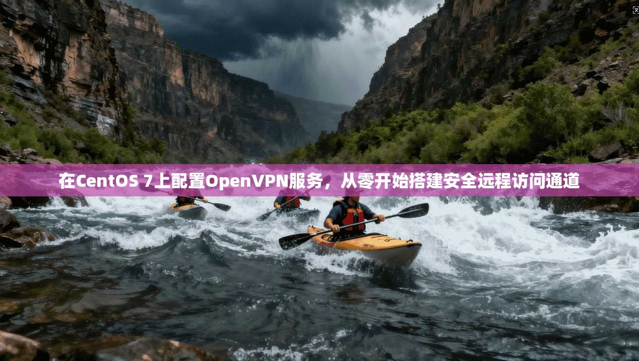 在CentOS 7上配置OpenVPN服务，从零开始搭建安全远程访问通道